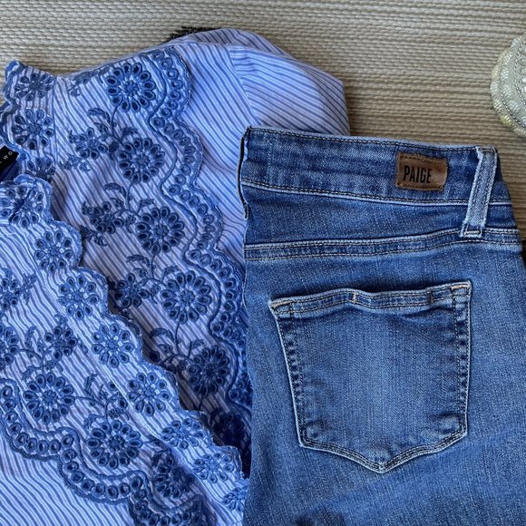 PAIGE Verdugo Ankle Skinny Jeans - Picture 3 of 9